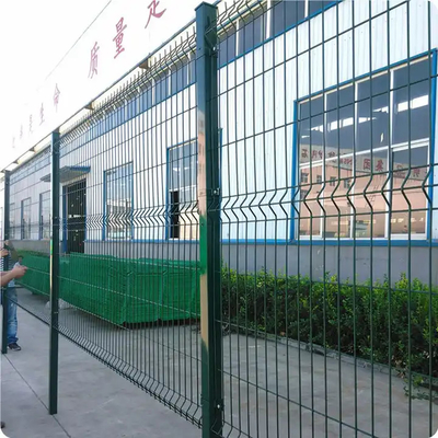 High Security Commercial Decorative PVC Coated Rust Proof Airport Iron Wire 3D Fencing