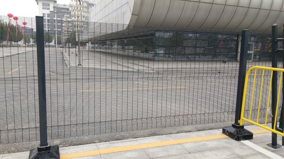 358 Πυκνό μικροτρυπές συρματόπλεγμα Φράχτης PVC επικαλυμμένο Τεχνική απομόνωση αντιανυψωτική