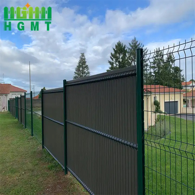 Αθλητικό πεδίο Αμυδρό διακοσμητικό PVC επικάλυψη μετάλλου συγκολλημένο σύρμα πλέγμα 3D φράχτες προς πώληση
