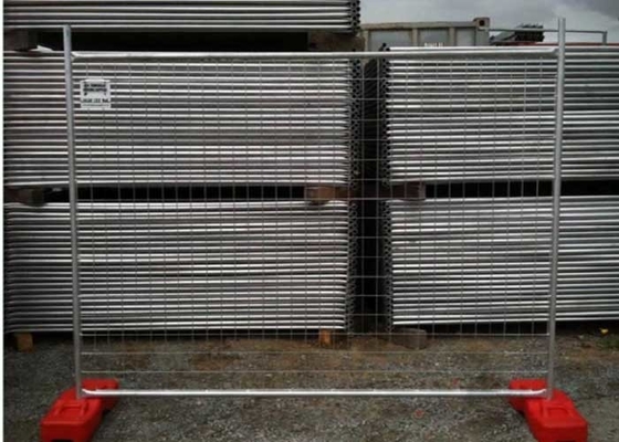 Silver 2100mm Temporary Security Fence 60g/M2 Site Safety Fencing
