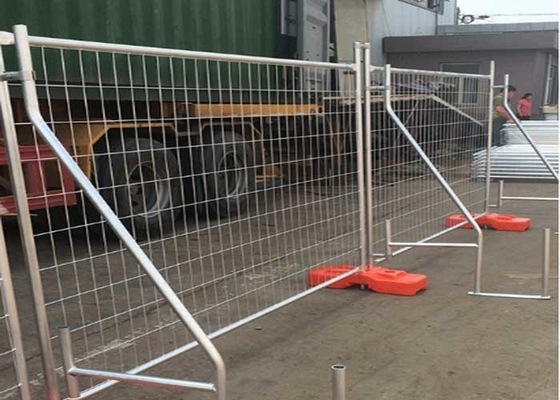 Silver 2100mm Temporary Security Fence 60g/M2 Site Safety Fencing