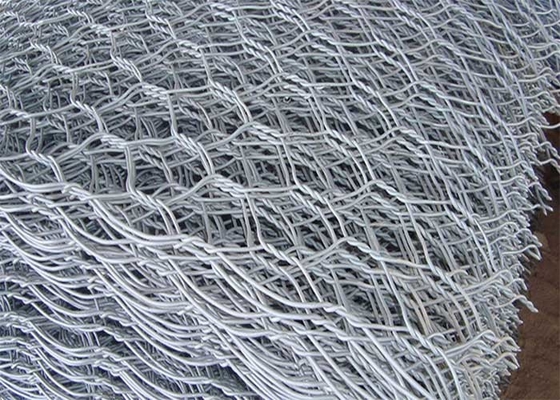 Galvanized Hexagonal Stone Filled Wire Fence For Soil Protection