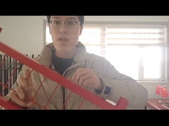 σκόνη επιτροπών φρακτών κατασκευής 6ft που ντύνεται προσωρινή