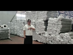 Ύψος 2.5m Περίφραξη από συρματόπλεγμα Q195 με μεταλλική αλυσίδα, με άκρη με κόμπους